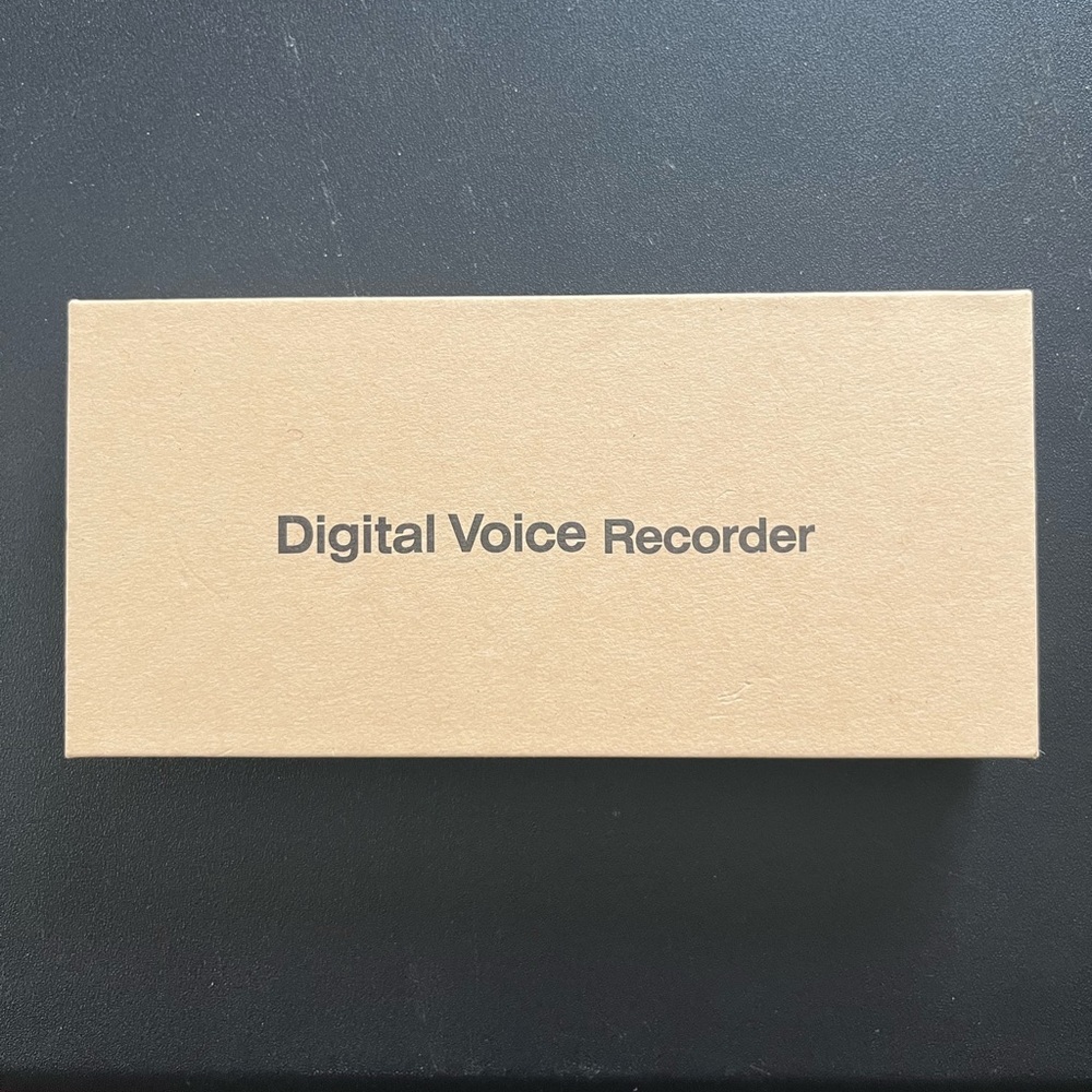 New unused digital voice recorder